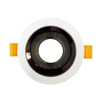Krisane - Support spot orientable - IP20- noir-blanc - avec douille GU10 - Réf : KRI20001-P