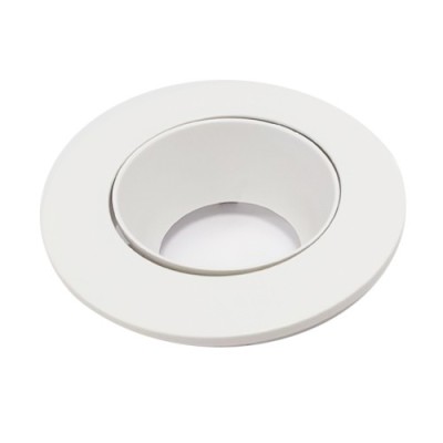 Krisane - Support spot orientable - (sans douille et ampoule) - blanc mat - Réf : KRI20011