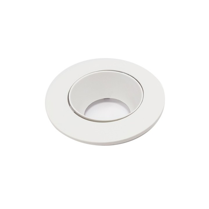 Krisane - Support spot orientable - (sans douille et ampoule) - blanc mat - Réf : KRI20011