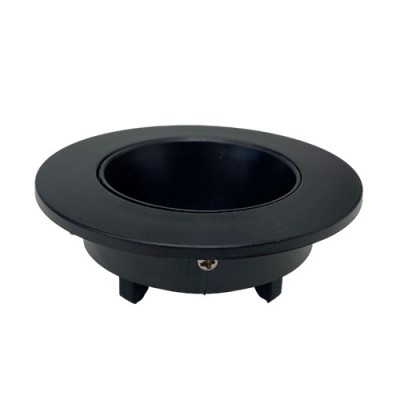 Krisane - Support spot orientable - avec douille GU10 - noir mat - Réf : KRI20013-P