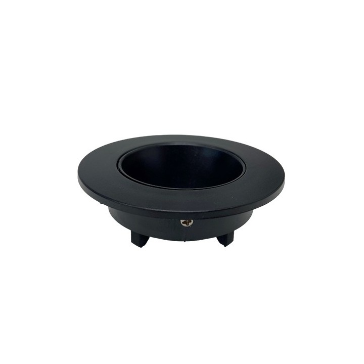 Krisane - Support spot orientable - avec douille GU10 - noir mat - Réf : KRI20013-P