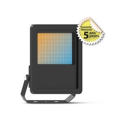 Miidex Lighting - Projecteur LED - Noir - 70W - CCT - IP65 - Réf : 100852