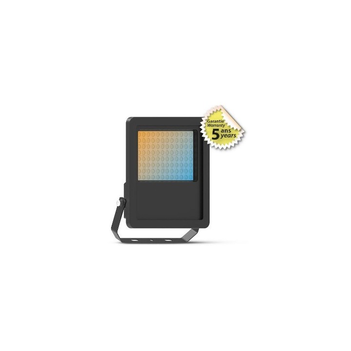 Miidex Lighting - Projecteur LED - Noir - 70W - CCT - IP65 - Réf : 100852