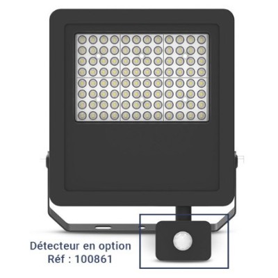 Miidex Lighting - Projecteur LED - Noir - 70W - CCT - IP65 - Réf : 100852