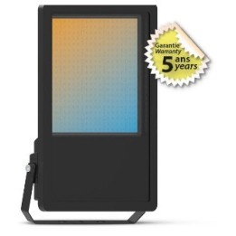 Miidex Lighting - Projecteur LED - Noir - 200W - 3000K - Garantie 5 ans - Réf : 100855