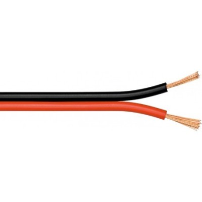 Câble Haut-Parleur 2 x 1.5 mm² - bobine de 100 m - Réf : DIVHP-2X1.5-100K