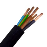 Câble électrique R2V-U-1000 (Rigide) - 5G6 mm² - Coupe au mètre - Réf : 5G6-rigide