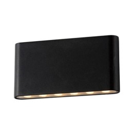 MIIDEX Cabernet - Applique Murale Rectangulaire LED 13W 3000K Gris Anthracite IP54 - Réf : 67788