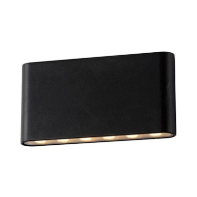 MIIDEX Cabernet - Applique Murale Rectangulaire LED 13W 3000K Gris Anthracite IP54 - Réf : 67788