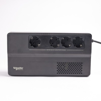 Schneider - Onduleur line interactive - 1000VA / 600W / 230V - 4 prises Schuko/FR - Réf : BVS1000I-GR