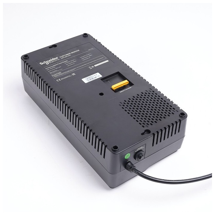 Schneider - Onduleur line interactive - 1000VA / 600W / 230V - 4 prises Schuko/FR - Réf : BVS1000I-GR