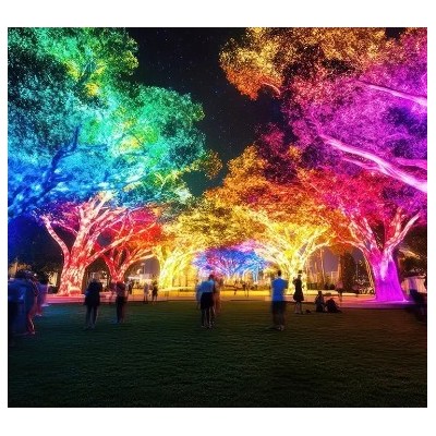 Miidex Lighting - Projecteur Extérieur LED - Noir 230V - 100W - RGB+CCT - IP65 - Réf : 100690