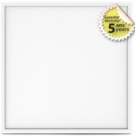 Miidex Lighting - Plafonnier LED x5 Blanc Backlit 595 x 595 20w 4000°k 180LM/W- Réf : 100763