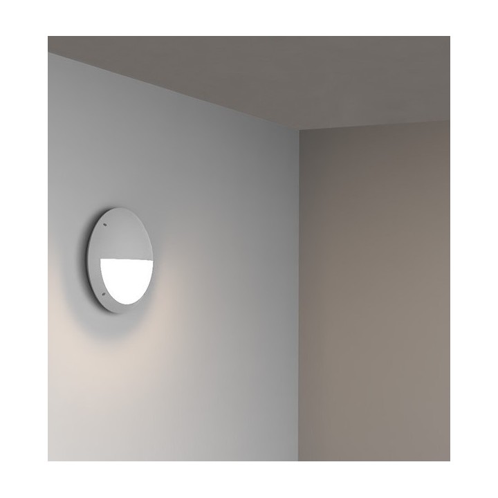 Miidex Lighting - LED Hublot Ø300mm Asymétrique Blanc - 20W - CCT - IP65 - Garantie 5 ans - Réf : 100892