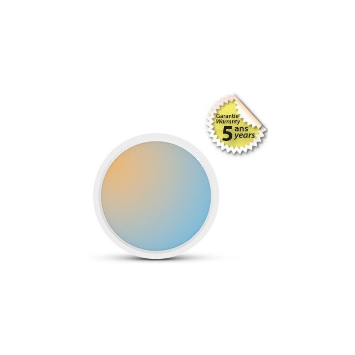 Miidex Lighting - Plafonnier LED Blanc CCT - 18W - Garantie 5 ans - Réf : 100743