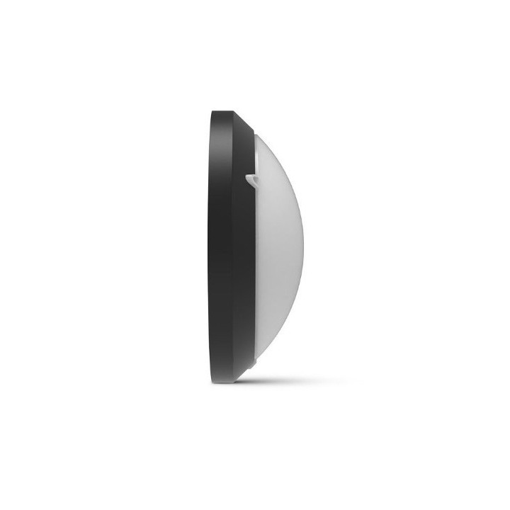 Miidex Lighting - LED Hublot Noir + Détecteur RF Ø300 - 15W - CCT - Réf : 100638