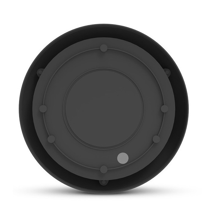 Miidex Lighting - LED Hublot Gris anthracite + Détecteur RF Ø300 - 15W - CCT - Réf : 100641