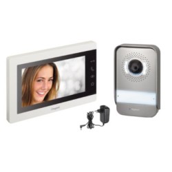 Legrand - Visiophone Easy Kit Essential avec écran 7 pouces blanc et platine de rue - Réf : 367910