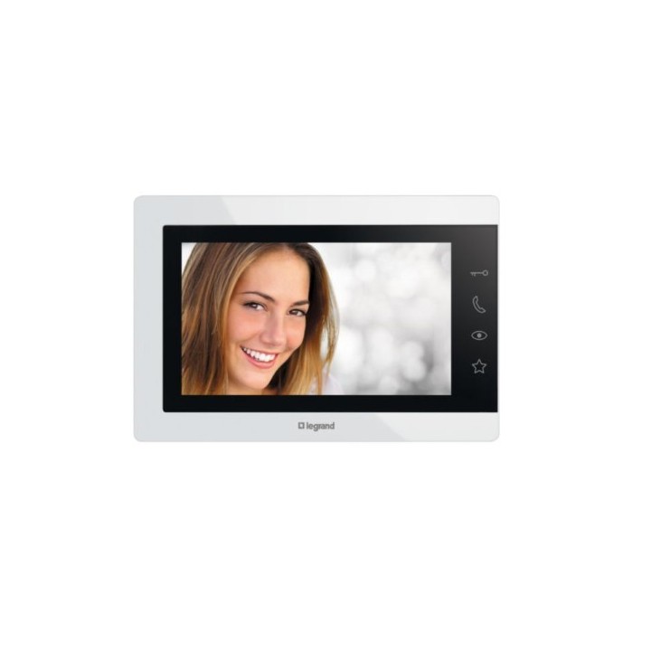 Legrand - Visiophone Easy Kit Essential avec écran 7 pouces blanc et platine de rue - Réf : 367910