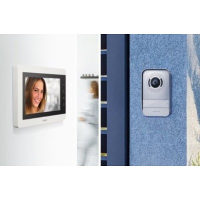 Legrand - Visiophone Easy Kit Essential avec écran 7 pouces blanc et platine de rue - Réf : 367910