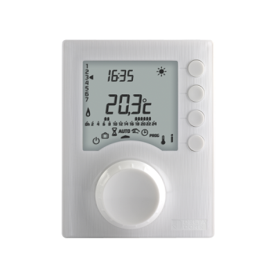 Delta Dore - Thermostat programmable radio pour chauffage eau chaude - Alimentation piles - Réf : 6053064
