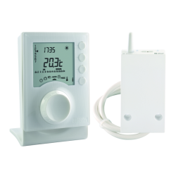 Delta Dore - Thermostat programmable radio pour chauffage eau chaude - Alimentation piles - Réf : 6053064
