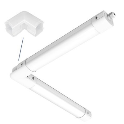 Miidex Lighting - Étanche flexible LED Intégrées CCT 36W 1200 x 59 x 60 mm Traversant - Réf : 100504