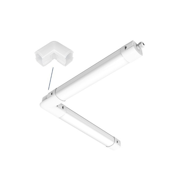 Miidex Lighting - Étanche flexible LED Intégrées CCT 36W 1200 x 59 x 60 mm Traversant - Réf : 100504