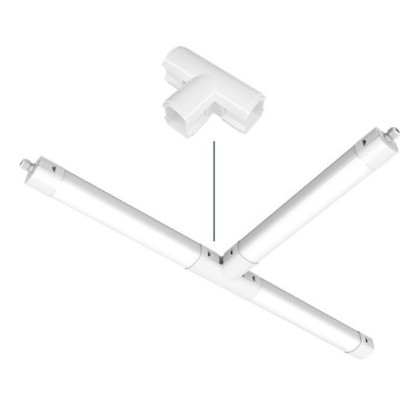 Miidex Lighting - Étanche flexible LED Intégrées CCT 36W 1200 x 59 x 60 mm Traversant - Réf : 100504