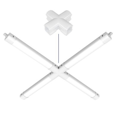 Miidex Lighting - Étanche flexible LED Intégrées CCT 36W 1200 x 59 x 60 mm Traversant - Réf : 100504