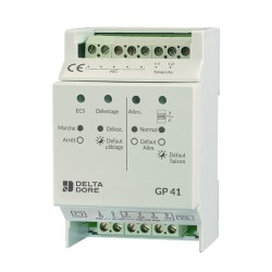 Delta Dore - Délesteur 3 sorties fil pilote + 1 sortie ECS pour installation monophasée ou triphasée - Réf : 6100027