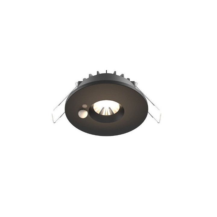 Miidex Lighting - Spot LED CCT BBC - 6W - 2700/3000/4000K Gradable noir + Détecteur - Garantie 5 ans - Réf : 100620