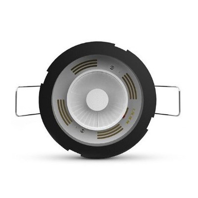 Miidex Lighting - Spot LED CCT BBC - 6W - 2700/3000/4000K Gradable noir + Détecteur - Garantie 5 ans - Réf : 100620