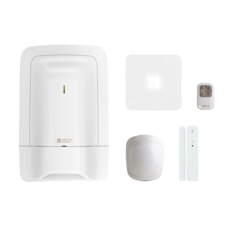 Delta Dore - Pack alarme connecté 2 zones sans fil - Réf : 6410200