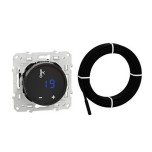 Schneider Odace - Thermostat fil pilote à écran tactile noir - Réf : S520509