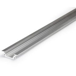 Miidex - Profilé Rainure Aluminium Brut - 1m pour bandeaux LED - Réf : 9820