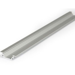 Miidex - Profilé Rainure Aluminium Anodisé - 1m pour bandeaux LED - Réf : 9822