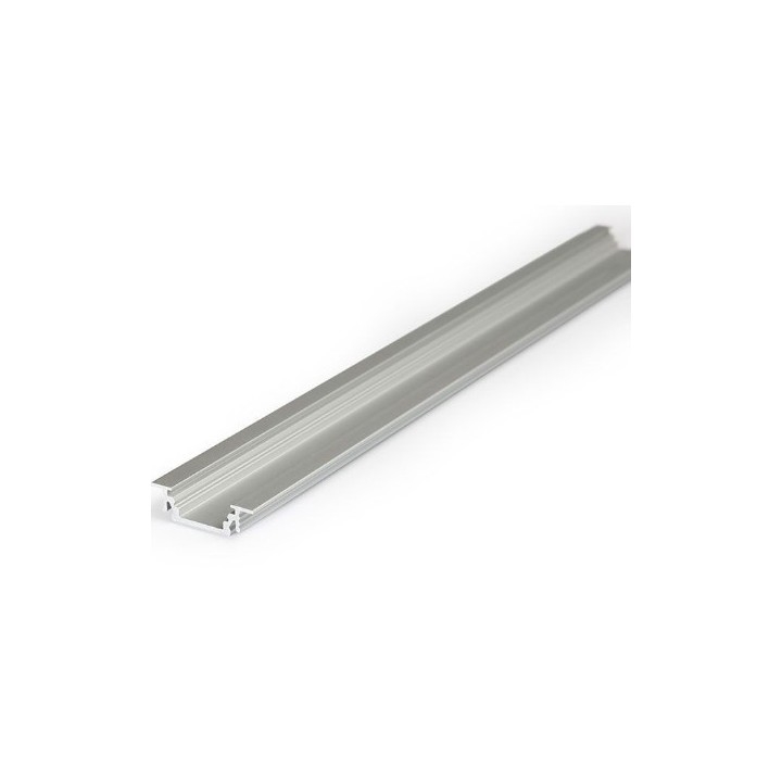 Miidex - Profilé Rainure Aluminium Anodisé 1m pour bandeaux LED 14,4mm - Réf : 9887
