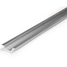 Miidex - Profilé Rainure Aluminium Brut 1m pour bandeaux LED 14,4mm - Réf : 9885