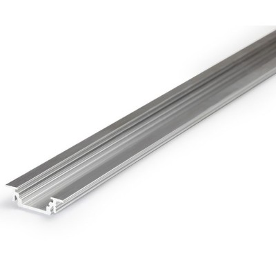 Miidex - Profilé Rainure Aluminium Brut 1m pour bandeaux LED 14,4mm - Réf : 9885