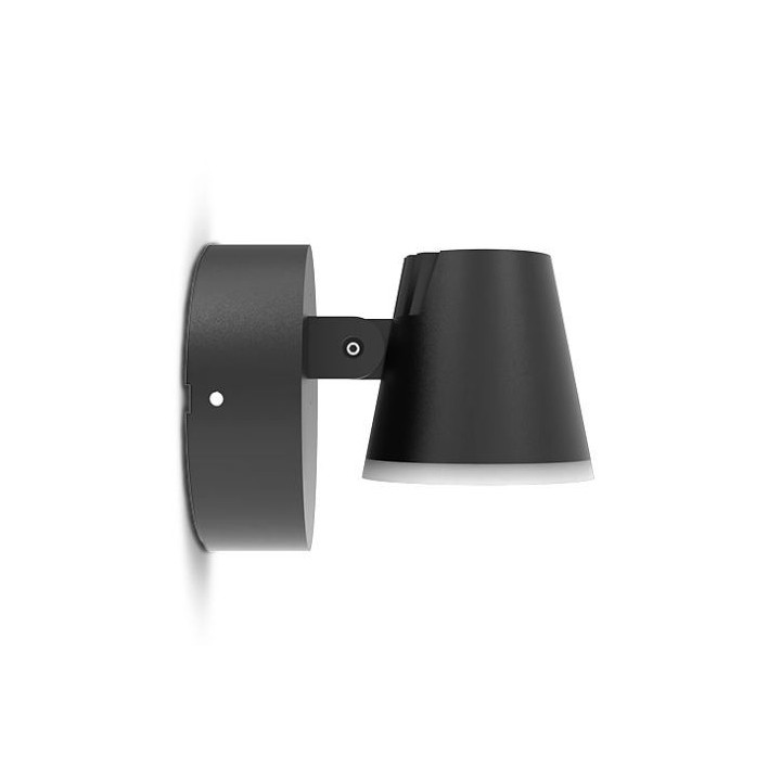 Miidex Lighting - Applique Murale Orientable LED Noir 12,5W 3000K - Réf : 100934