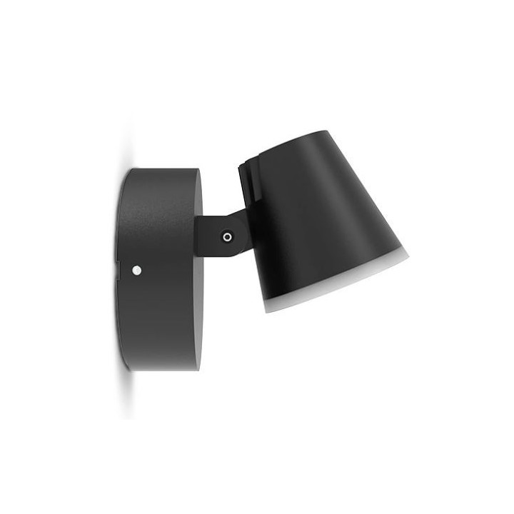 Miidex Lighting - Applique Murale Orientable LED Noir 12,5W 3000K - Réf : 100934