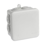 Eur'ohm - Boîte de dérivation étanche - IP55 - Couvercle enclipsable - 80x80x45 mm - Réf : 50033