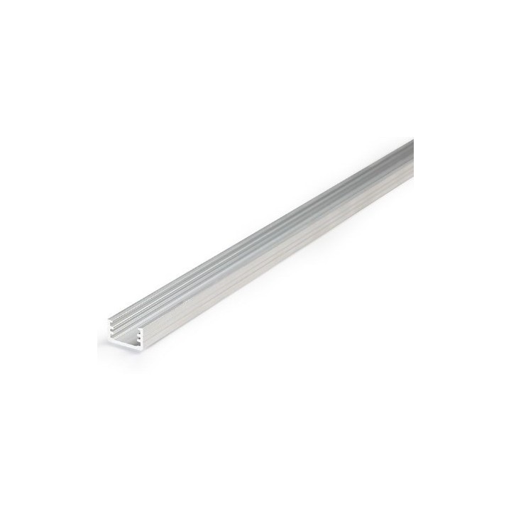 Miidex - Profilé Fin Aluminium Brut 1m pour bandeaux LED - Réf : 9804