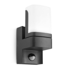 Miidex Lighting - Applique Murale Orientable LED Noir 7,5W 3000K + Détecteur IR - Réf : 100945