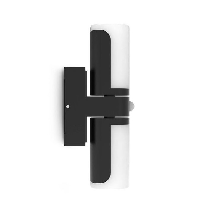 Miidex Lighting - Applique Murale Orientable LED Noir 12,5W 3000K + Détecteur IR - Réf : 100950