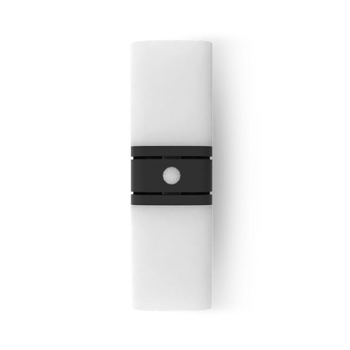 Miidex Lighting - Applique Murale Orientable LED Noir 12,5W 3000K + Détecteur IR - Réf : 100950