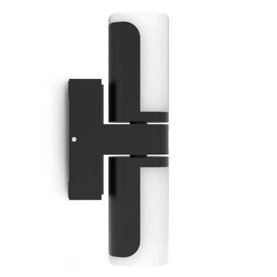 Miidex Lighting - Applique Murale Orientable LED Noir 12,5W 3000K - Réf : 100949