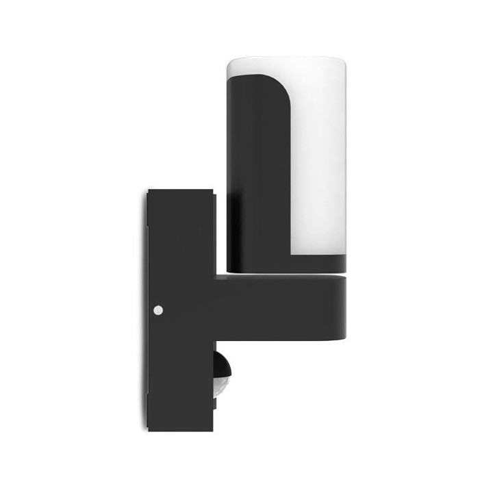 Miidex Lighting - Applique Murale Orientable LED Noir 7,5W 3000K + Détecteur IR - Réf : 100945