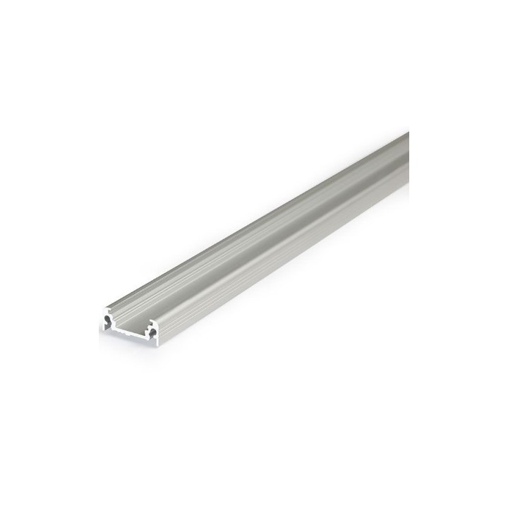 Miidex - Profilé Plat Aluminium Anodisé 1m pour bandeaux LED - Réf : 9830